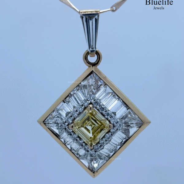Asscher Pendant