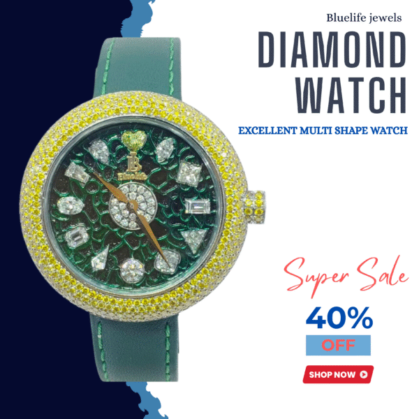 EXCELLENT MULTI SHAPE WATCH  (Yellow)