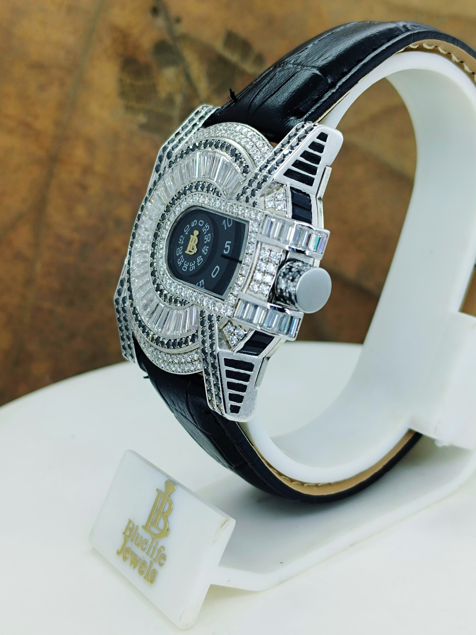 Unicorn Moissanite Watch – Luxury Iced Out 925 Silver Watch | BlueLife Jewels - Image 4