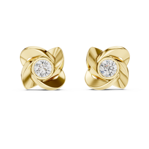 1.80ct Lab Grown Diamond Stud Swirl Earrings