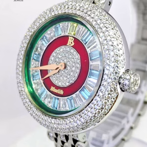 Bluelife Majestic Diamond Watch – Swiss Movement Luxury Iced Out Designer Watch | BlueLife Jewels