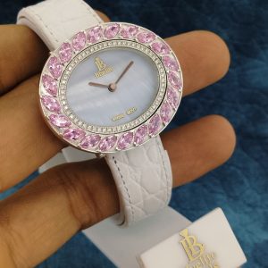 designer moissanite watch women elegant silver watch