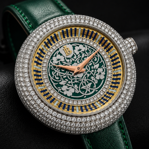 Luxury Lab Grown Diamond Watch Women – Green Dial Sapphire | BlueLife Jewels