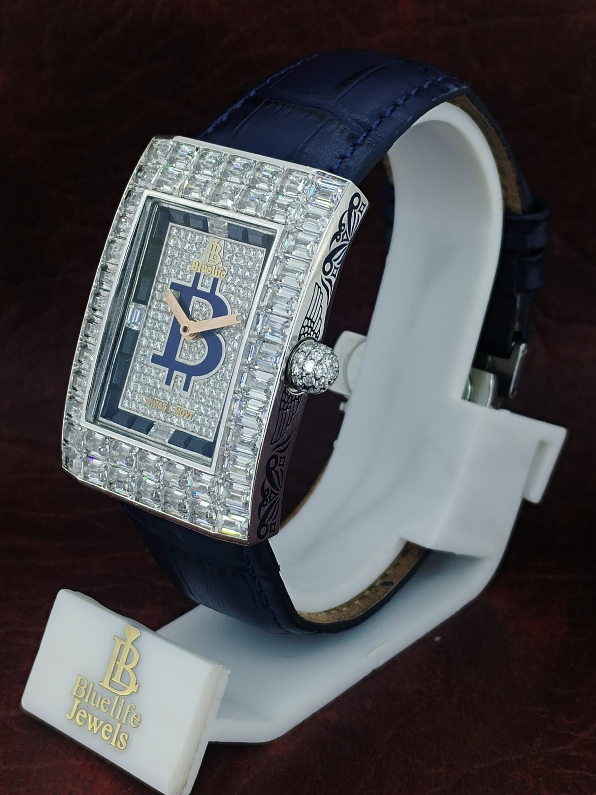 Moissanite Iced Out Watch – Top Luxury VVS Diamond Look | Bluelife Jewels