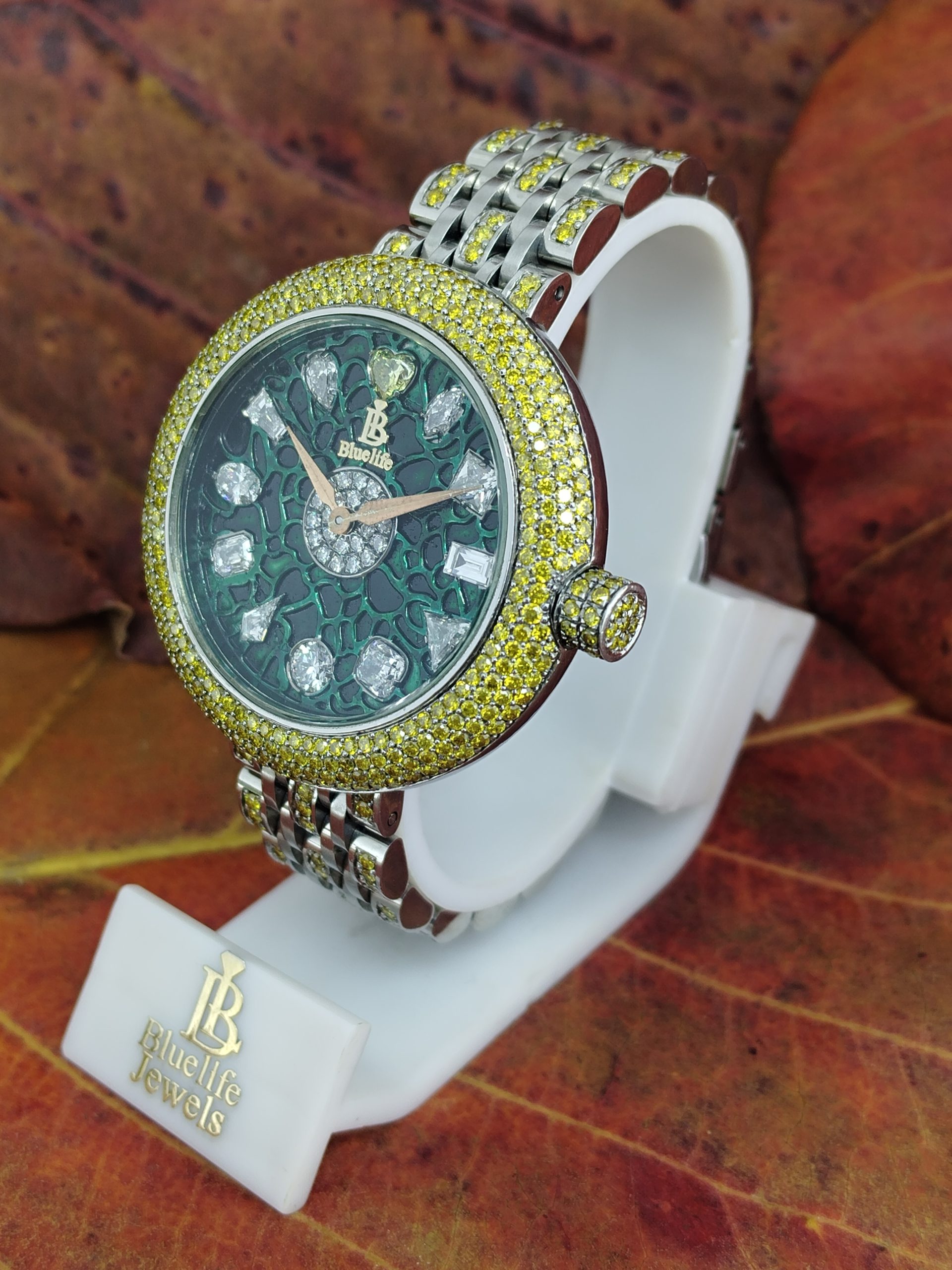 Luxury Yellow Diamond Watch for Women | Lab Grown - Image 3