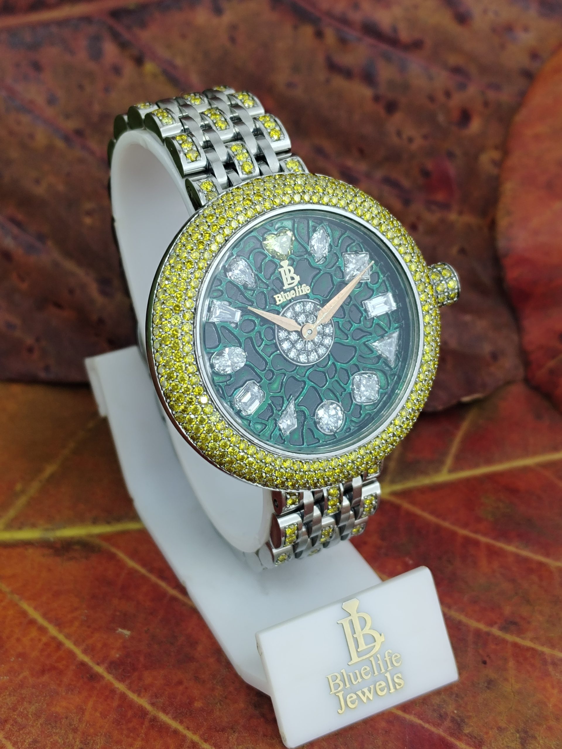 Luxury Yellow Diamond Watch for Women | Lab Grown
