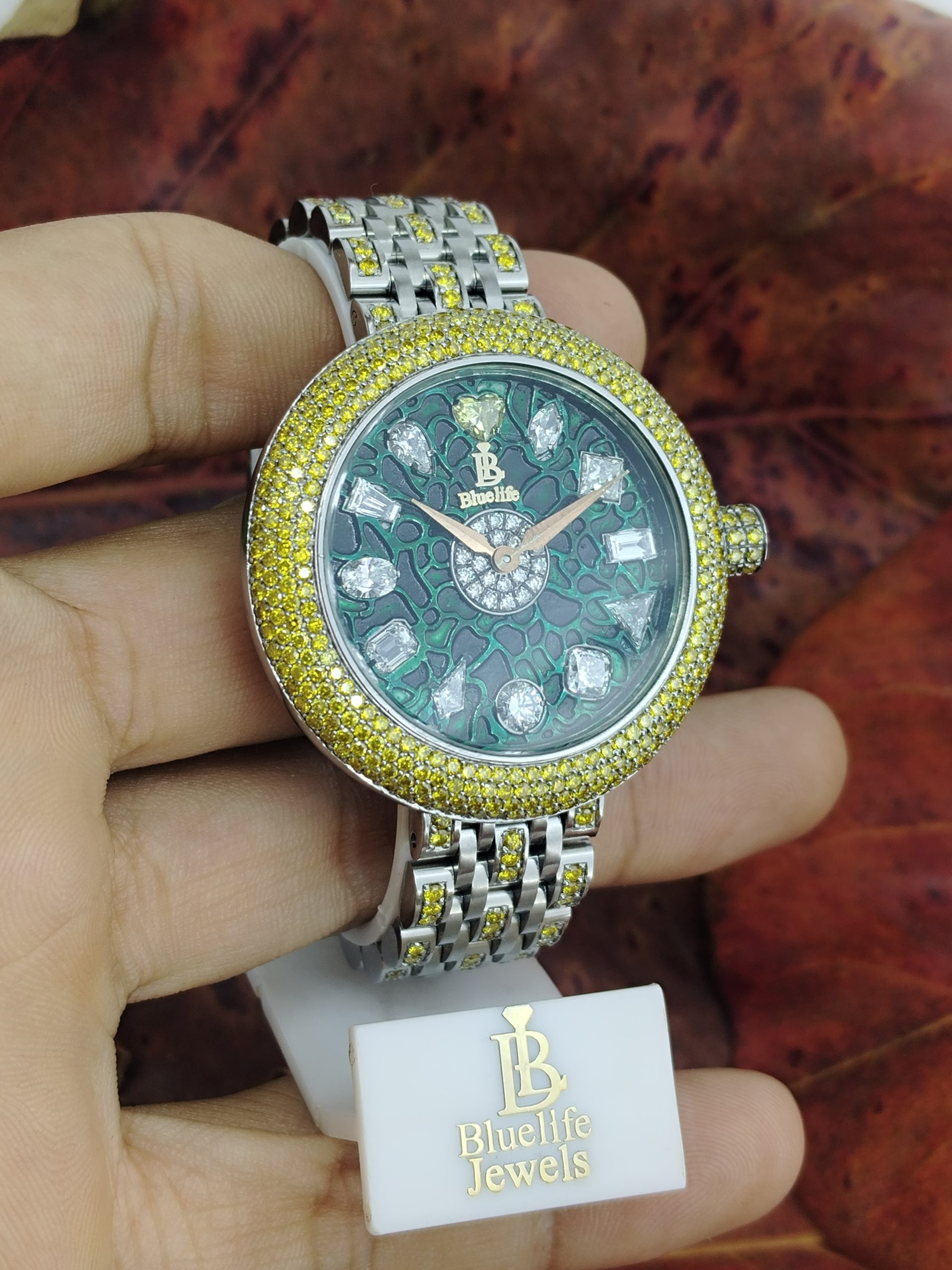 Luxury Yellow Diamond Watch for Women | Lab Grown - Image 2
